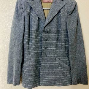 Vintage gray blazer